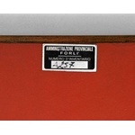 Rare Gio Ponti Desk and Wall Shelf, Forli Administrative Offices